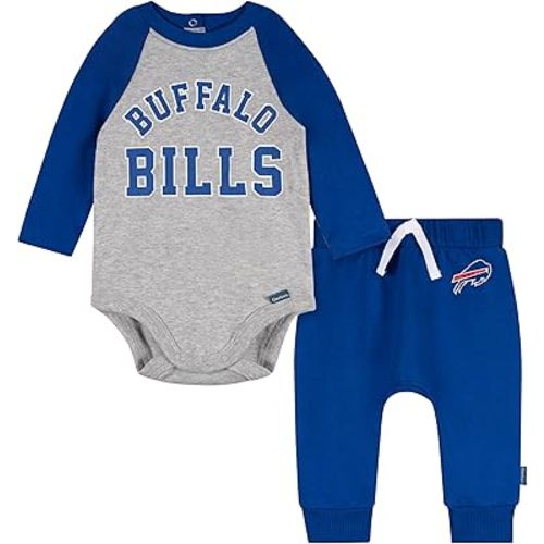 Gerber NFL unisex-baby Nfl Onesie Bodysuit and Jogger Set