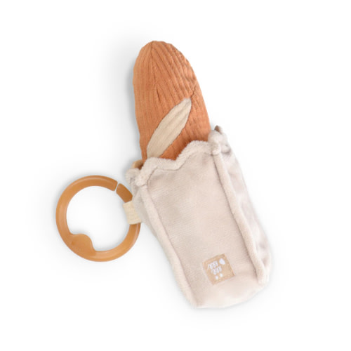 Baguette Rattle – Soft Baby Sensory Toy
