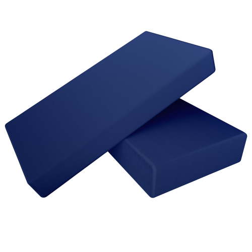 Ntbay 2 Pack 100% Brushed Microfiber Fitted Crib Sheets, Ultra Cozy and Soft Crib Sheet for Standard Crib and Toddler Mattresses, Boys, Girls, Unisex, 28" x 52", Navy Blue