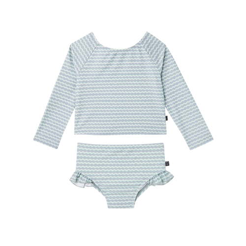 Modern Moments by Gerber Baby and Toddler Girl Keyhole Rashguard Set, 2-Piece, Sizes 0/3M-5T