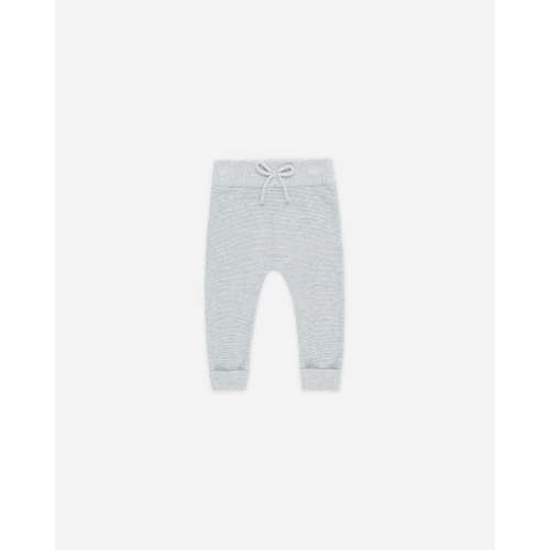 Knit Pant || Heathered Dusty Blue – Quincy Mae