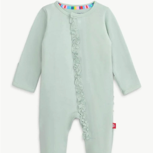 Magnetic Footie with Ruffle – Magnetic Me (Seafoam)