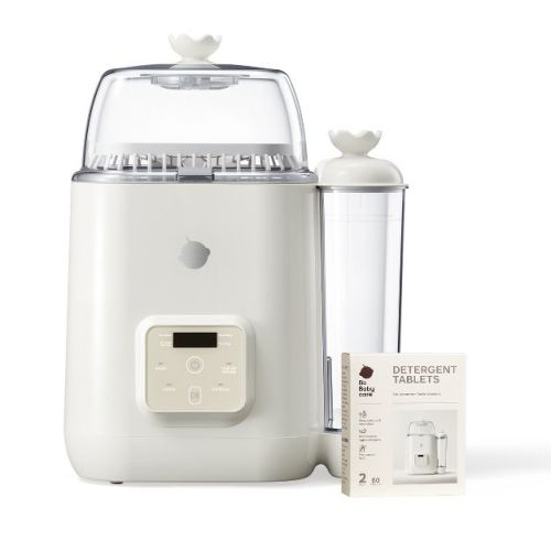 Bc Babycare Clarvion Baby Bottle Washer, Sterilizer & Dryer, 72-Hour Hygienic Storage, Deep Clean, BPA-Free, Large Capacity, 1 Washer + 60 Tablets