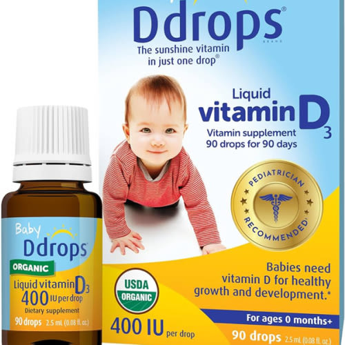 Ddrops Organic Baby Vitamin D Drops