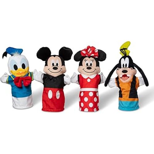 Melissa & Doug Disney Mickey Mouse & Friends Soft & Cuddly Hand Puppets