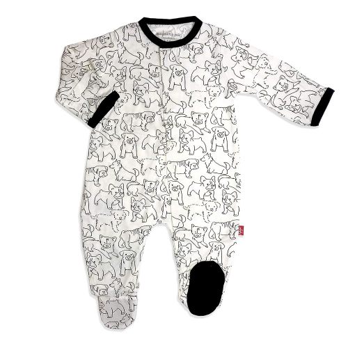 Magnetic Me Footie Pajamas Soft Modal Baby Sleepwear with Quick Magnetic Fastener | Boys and Girls Sleeper Preemie-24 Months
