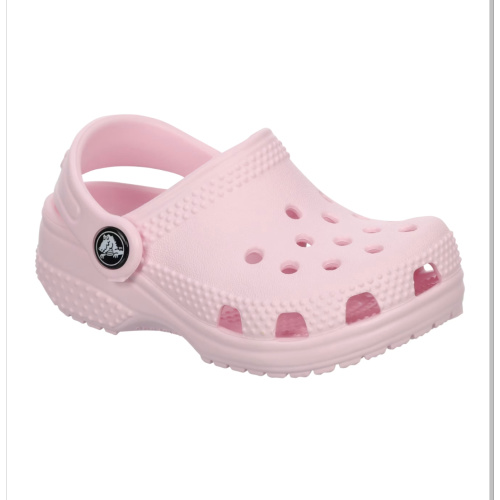 Crocs Infants' Classic Pink Milk Clogs - Size 2-3