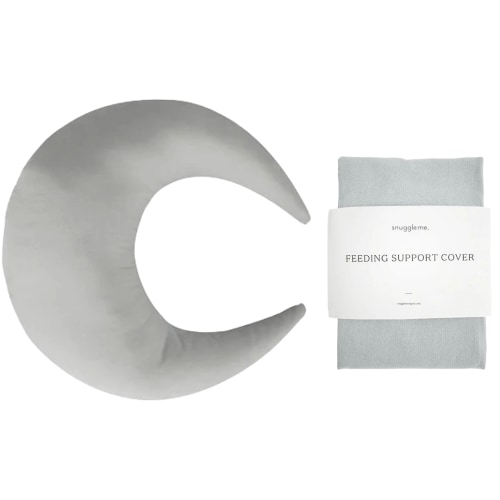 Snuggle Me Organic Stone Feeding Support + Cover Bundle