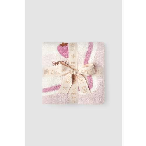 CozyChic® Strawberry Stroller Blanket | Barefoot Dreams®