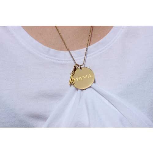 Bold Mama's Mate Breastfeeding Necklace Shirt Clip: Stainless Steel Nursing and Pumping Aid for Lactation Support