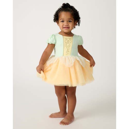 Disney Princess Tiana Dress with Bodysuit | Little Sleepies