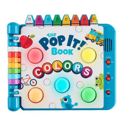 Chuckle & Roar The Pop It! Book : Grow With Me Colors, First Words and Sensory Toy