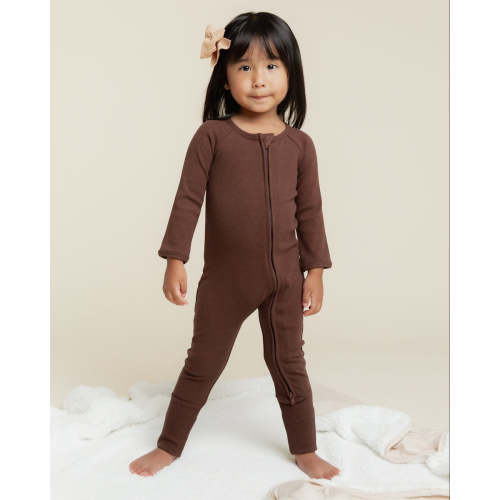 Mocha Me Happy Ribbed Convertible Romper