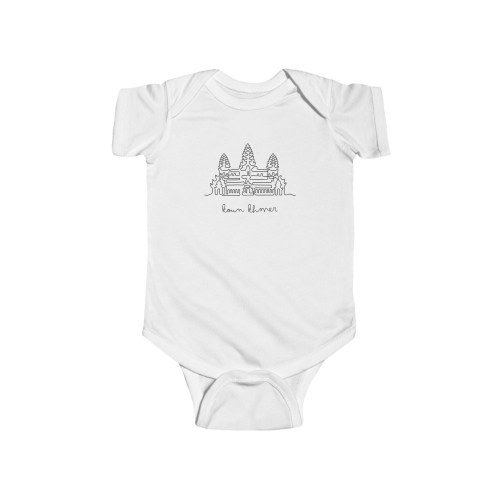 Koun Khmer Baby Onesie - Khmer Infant Bodysuit - Cambodian Baby Outfit - Cute Baby Shower Gift