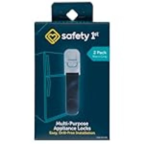 Safety 1st Multi-Purpose Plastic Appliance Lock Decor, 2-Count (Packaging May Vary)