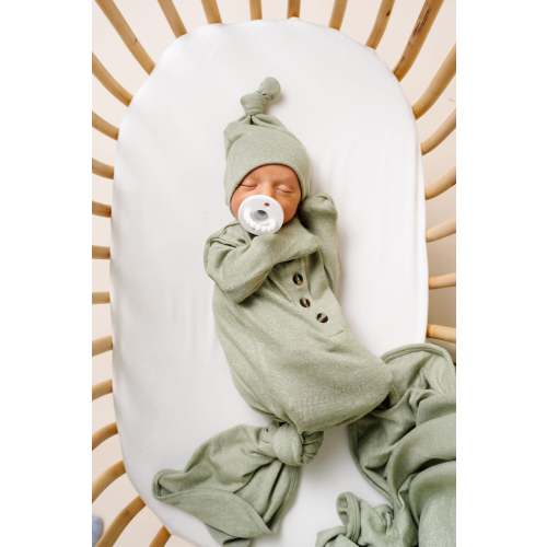 Collins Plush Knit Knotted Gown