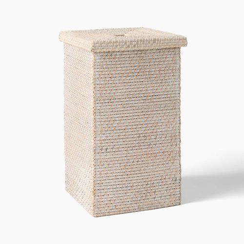 Modern Weave Lidded Hamper
