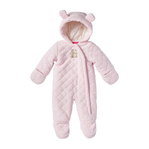 3-6 mos WIPPETTE Bear Hooded Quilted Pram | Nordstromrack