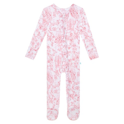 Fitted Zip Footie, 0-3M