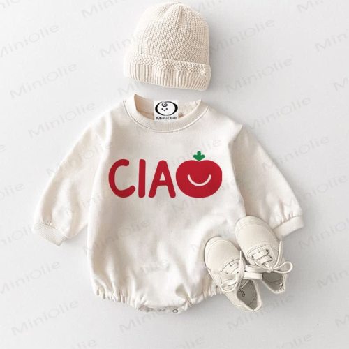 CIAO Baby Smiley Tomato Bodysuit
