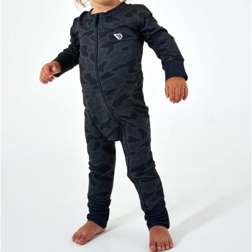 Baby Zip Up - Black Camo – BURLEBO