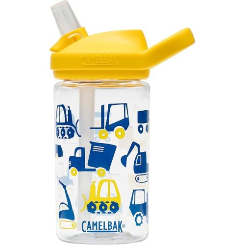 CamelBak Eddy+ Kids Water Bottle with Bite Valve Straw, Leak‑Resistant Easy Sip Design for Everyday Hydration, 14oz