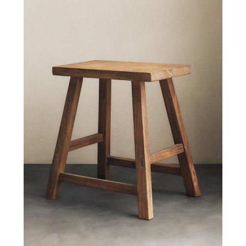 ELM WOOD STOOL | Zara Home Canada