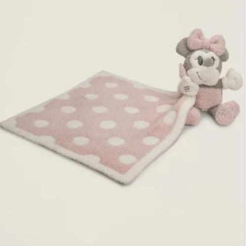CozyChic® Vintage Disney Minnie Mouse Blanket Lovey | Barefoot Dreams®