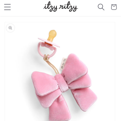 Pacifier bow
