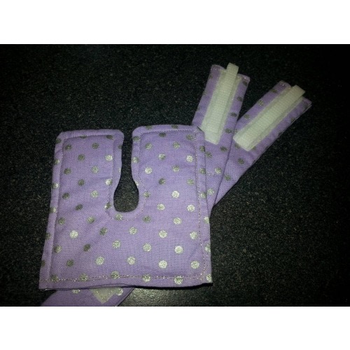 1 Trach tie and 1 trach pad