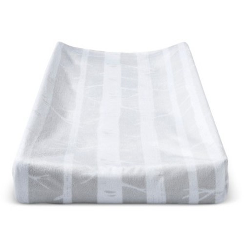 Plush Changing Pad Cover Trees - Cloud Island™ - Gray