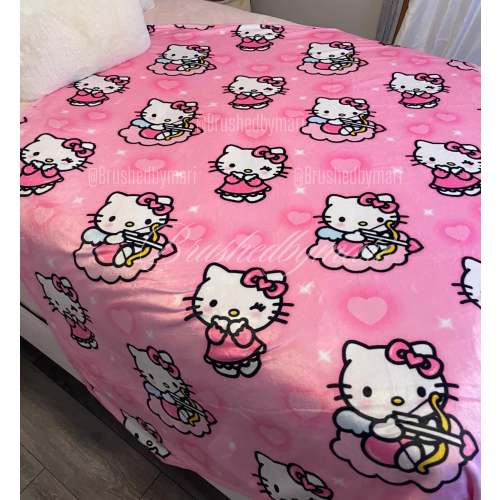 Hello kitty Pink Valentines Blanket
