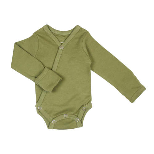 Sage | Organic Kimono Bodysuit Preemie-NB