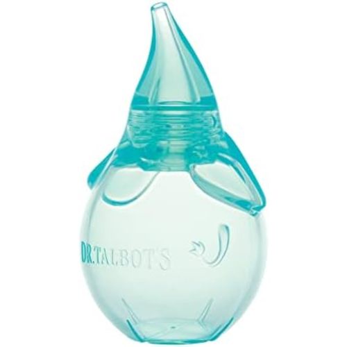 Dr. Talbot's Nasal Aspirator for Babies - Silicone - with Storage Case - Blue Elephant