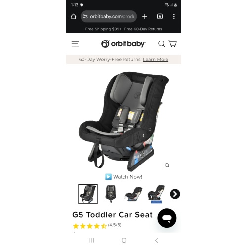 G5 Toddler Car Seat