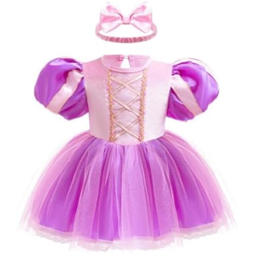 Dressy Daisy Infant Baby Girl Princess Dress Costume Romper, 0-24 Months