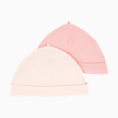 Carter's PurelySoft 2-Pack Caps - Light Pink, 0-3 M