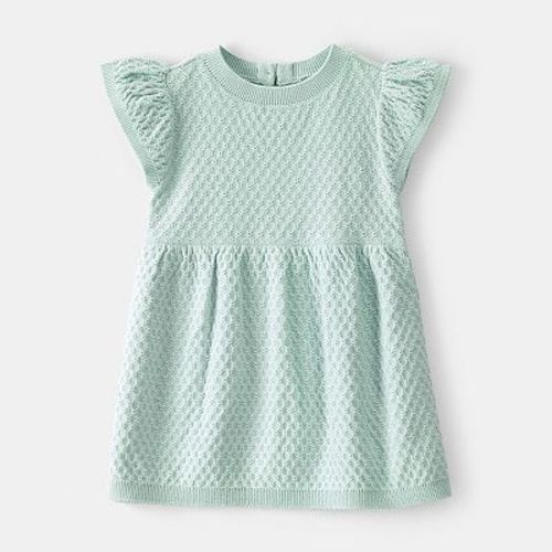 Baby Girl Carter's Ruffle Sleeve Sweater Dress