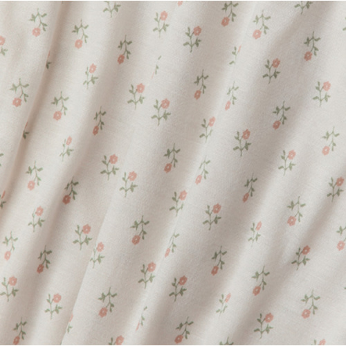Blush Floret Crib Sheet
