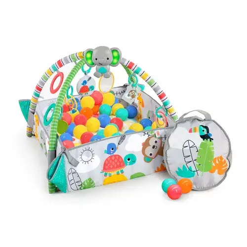 Bright Starts 5-In-1 Your Way Ball Play Gym & Ball Pit Totally Tropical | Baby Bunting AU
