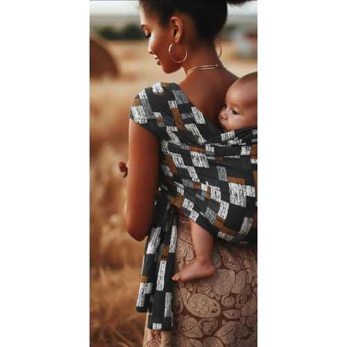 African Print Cotton Baby Wrap, Toddler Carrier, Women's Wrapper, Newborn Gift