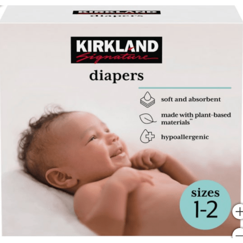 Kirkland Signature Diapers Sizes 1-2
