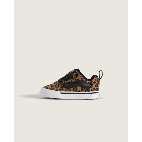 Toddler Knu Skool Shoe in Leopard Brown / Black | Vans