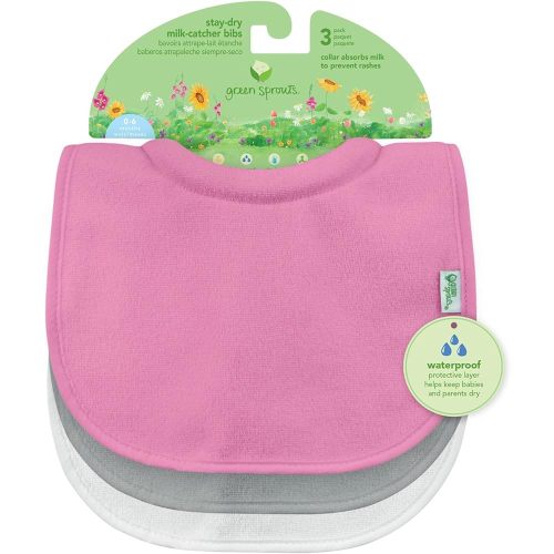 Green Sprouts Stay-dry Milk Catcher Bibs