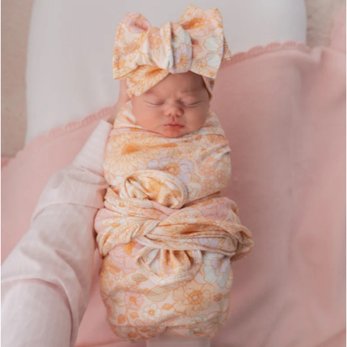 Swaddle Set | Pastel Bloom – Little and Fern