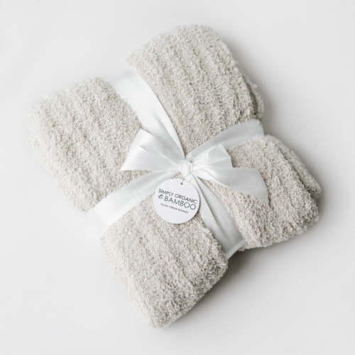 Simply Organic Bamboo Plush Blanket | Snuggly Soft Comfort