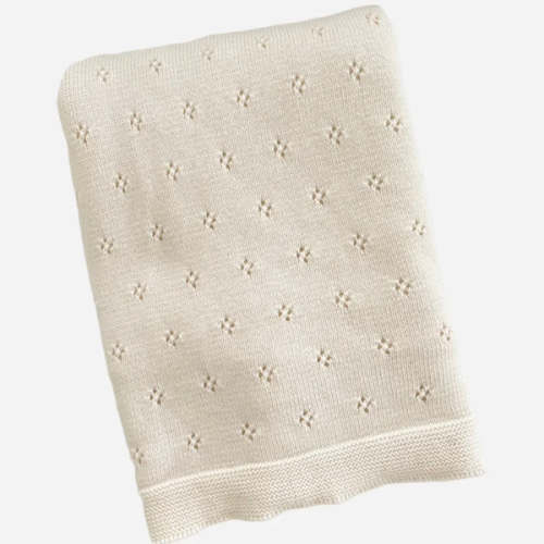 Cotton Heirloom Pique Blanket