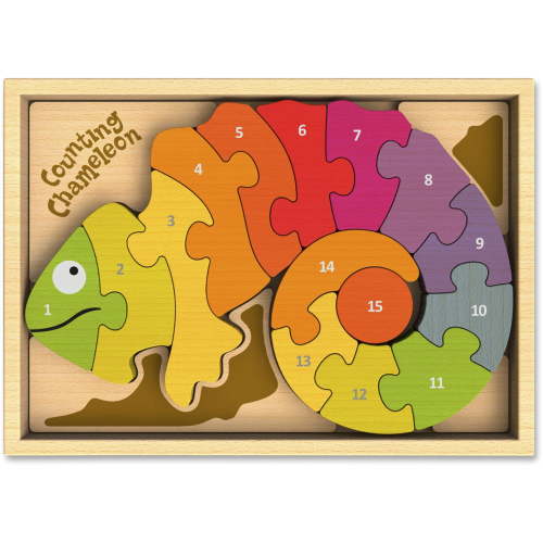 Counting Chameleon Bilingual Puzzle
