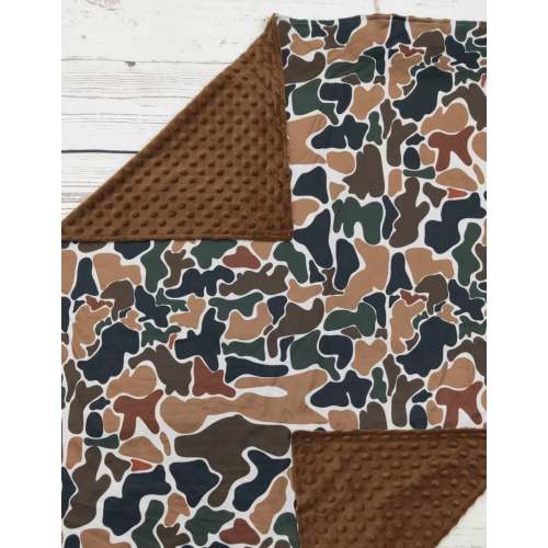 Buckin Blonde Boutique Baby Camo Blanket - Baby Camo Blanket