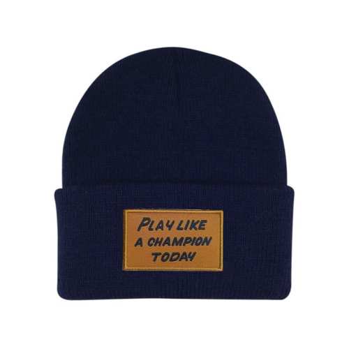 LogoFit Notre Dame Fighting Irish NAVY North Pole Baby Knit Hat - 60613974